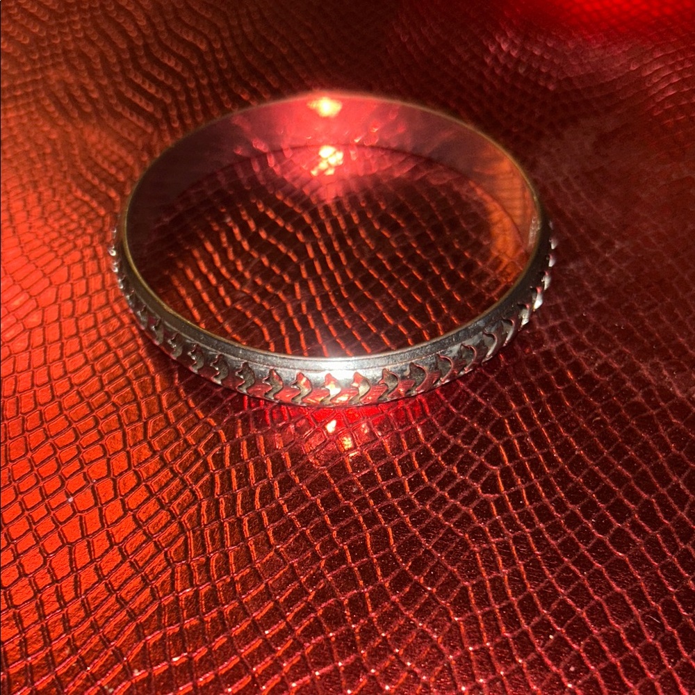 Elegant Silver Bangle Bracelet